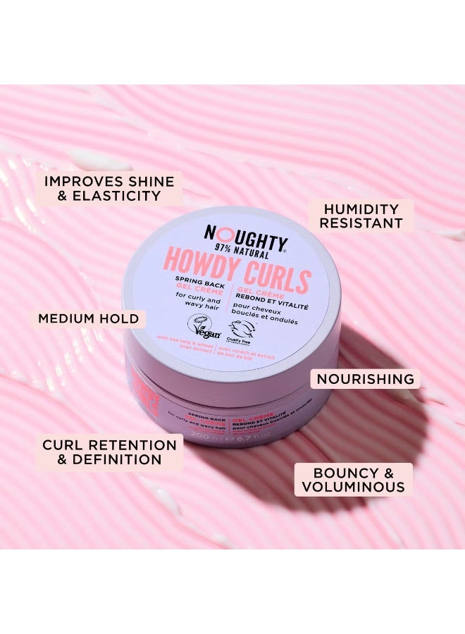 Noughty Howdy Curls Spring Back Gel Crème 200ml - Image 3