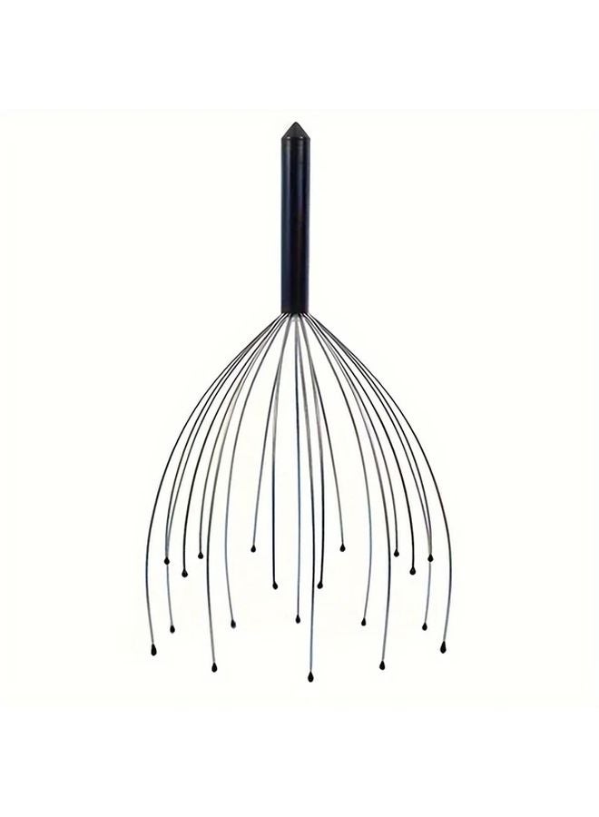 1 قطعة مدلك فروة الرأس المعدني لتحفيز الأنسجة العميقة هدية سفر محمولة - Image 3