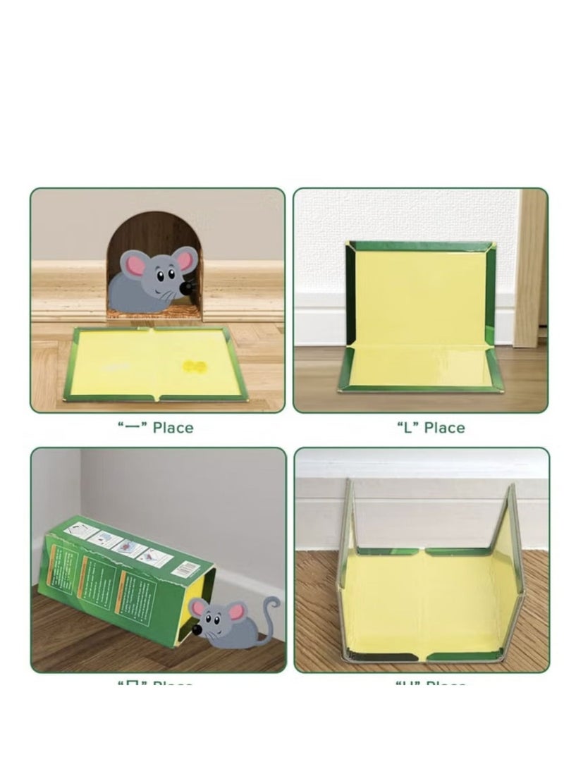 10-Pack Mouse Glue Traps, Rat Glue Traps, Enhanced Stickiness Mouse Traps Traps Sticky Pad Board for House Indoor and Outdoor Rat - Image 3