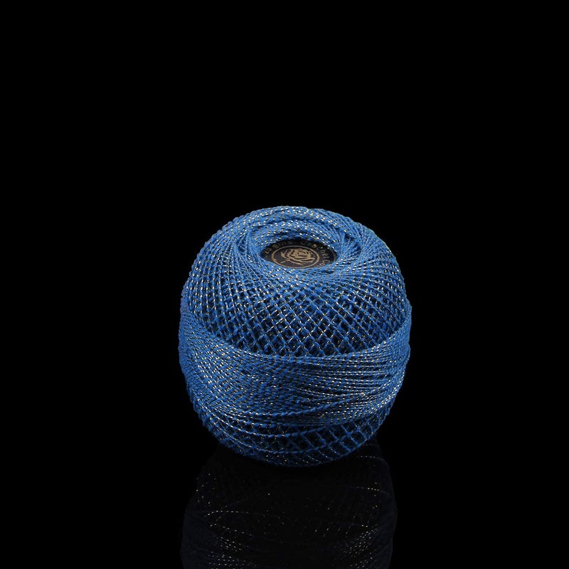 RSP Quality bit® Embroidery Material Metallic Crochet Mercer Cotton Thread Yarn for Knitting and Craft Making 10 Ball (Multicolor) - Image 3