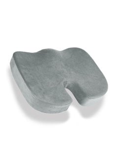 LEDIN Orthopedic Gel Foam Seat Cushion Tailbone,Support for All-Day Sitting and Back Pain Relief grey  - Image 1