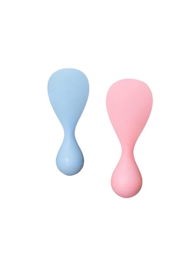 Tumbler Anti-sticking Rice Rice Spoon Household Style Easy-to-clean Rice Spoon Kitchen Vertical Non-hurting Pot Rice Spoon-Color:White-Specifications:Opp Bag - Image 4