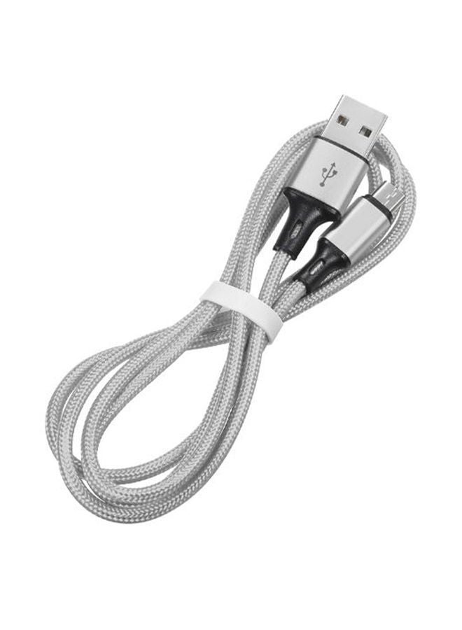 NIBEMINENT Micro USB Charging Data Cable Grey - Image 2