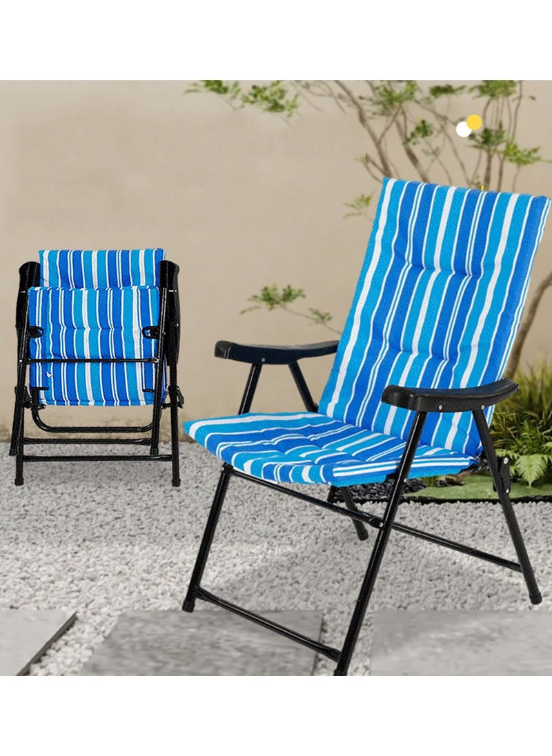 CityRiya-Long - Camping Chair Folding Chair for Trip & Camping Foldable Beach Chair Portable Fishing Chair Lightweight Camping Backpacking Chair Comfort Chairs for Outdoor, Camping, Picnic, Hiking - Image 1