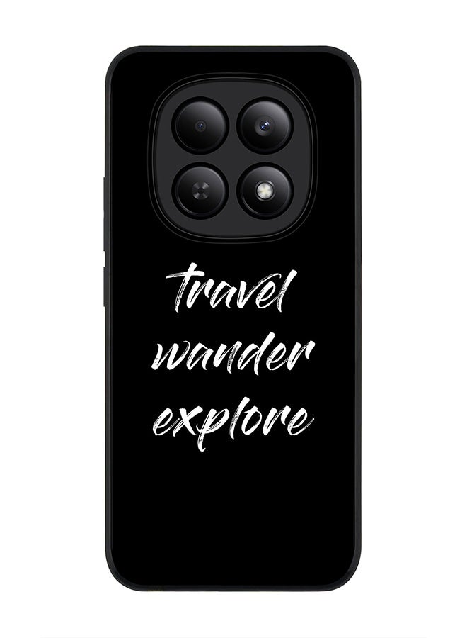 For Xiaomi Redmi Note 15 4G Case,Slim fit Camera Protection, Shockproof Thin Phone cover  - Travel Wander Explore