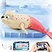 LAFALA Pool Toys Amphibious Remote Control Seal on Land Water 24Ghz Rechargeable Battery Remote Control Shark for Pool Robot Toys for Kids 812 Years Old Boys Girls 8910 Upgrade Version Pink - Image 2