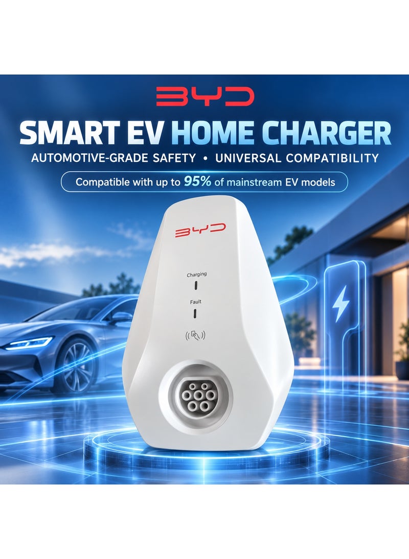 BYD-Compatible 7kW EV Charger – Fast AC Home Charging Station (IP54 Waterproof) - Image 4