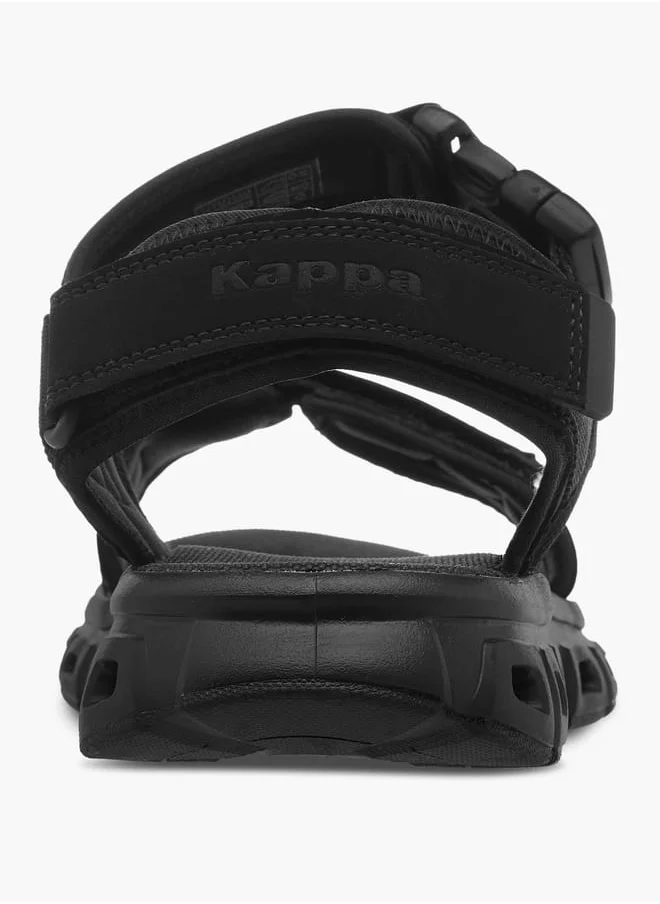 Kappa Men's Strappy Sandals With Hook And Loop Closure