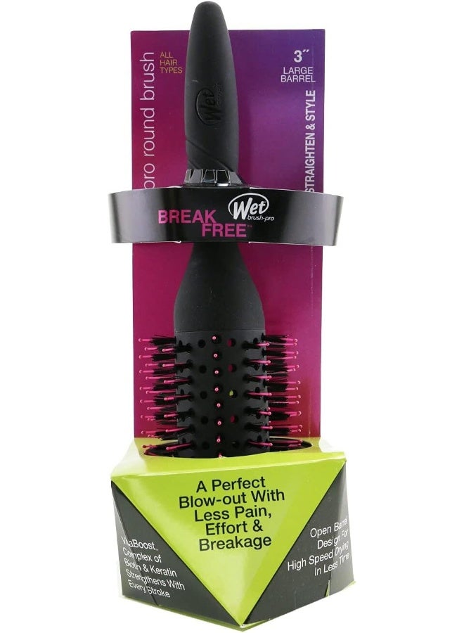 Wet Brush Pro Fast Dry Round Brush - Circle for Unisex 3 Inch Hair Brush - Image 1