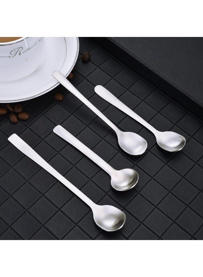 304 Stainless Steel Seasoning Spoon Household Coffee Spoon Ice Spoon Mixing Spoon Seasoning Tank Seasoning Spoon Direct Supply-Color:2 Models (11cm)  - Image 2