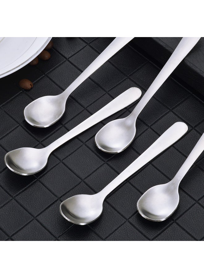 304 Stainless Steel Seasoning Spoon Household Coffee Spoon Ice Spoon Mixing Spoon Seasoning Tank Seasoning Spoon Direct Supply-Color:2 Models (11cm)  - Image 5
