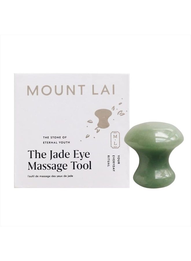 Mount Lai The De-Puffing Jade Eye Massage Tool | Soothe Delicate Skin Around Eye Area - Image 1
