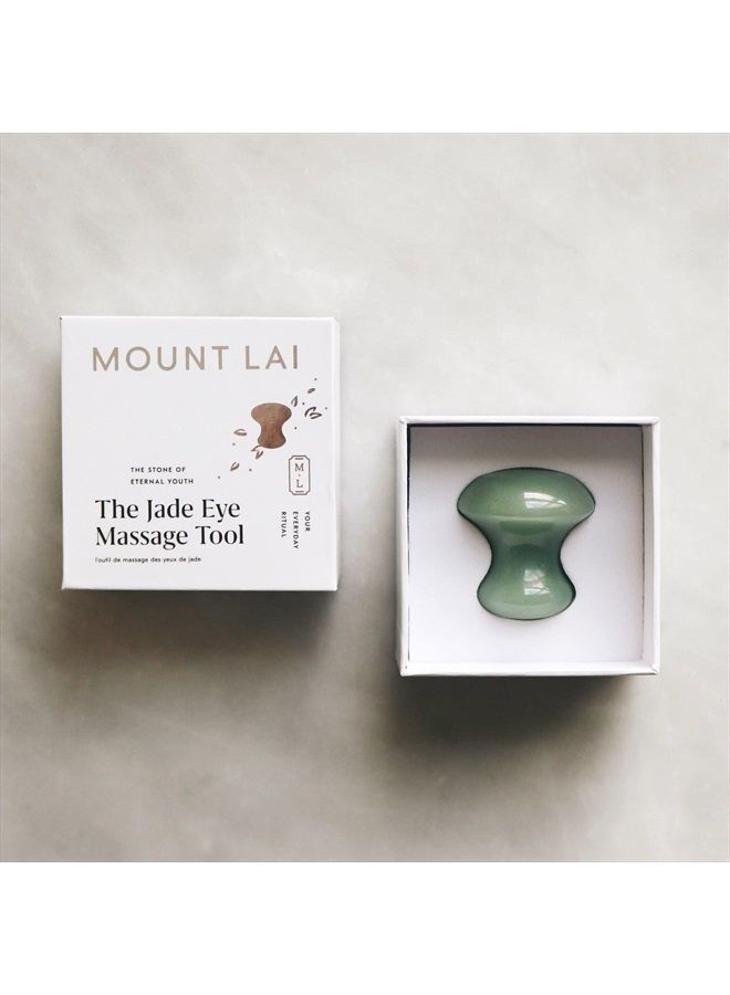 Mount Lai The De-Puffing Jade Eye Massage Tool | Soothe Delicate Skin Around Eye Area - Image 3