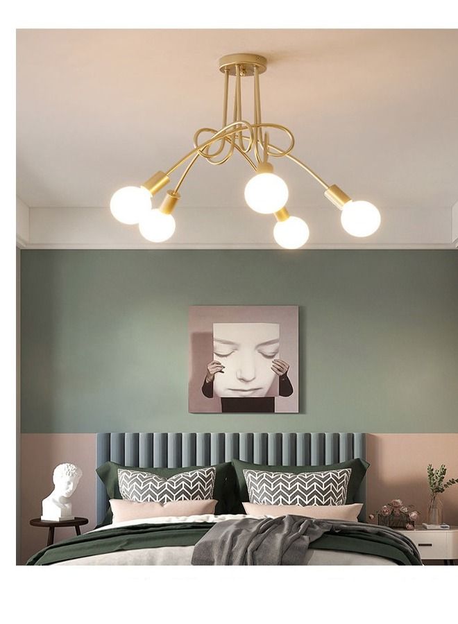 fashionhome LED الثريا قلادة مصباح الديكور السقف شنقا الخفيفة  - Image 3