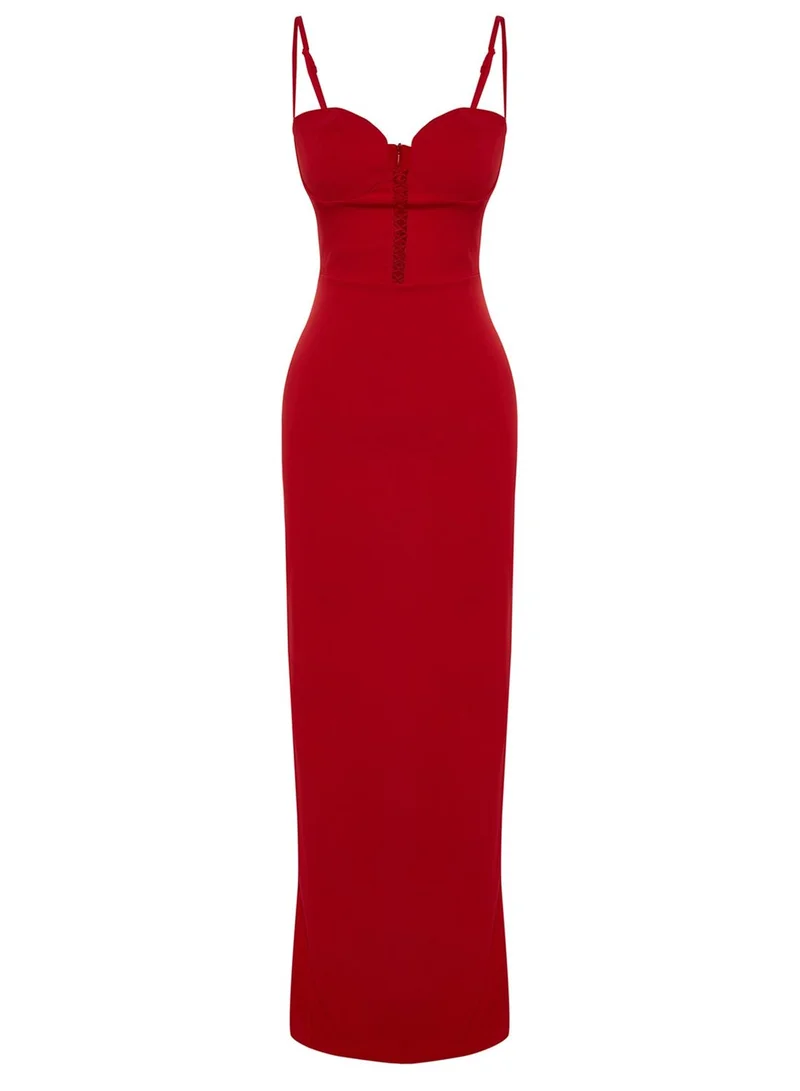 trendyol Strappy Knitted Dress