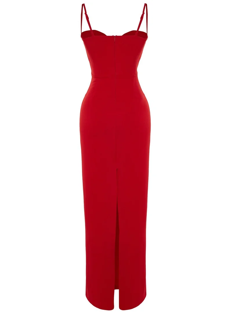 trendyol Strappy Knitted Dress