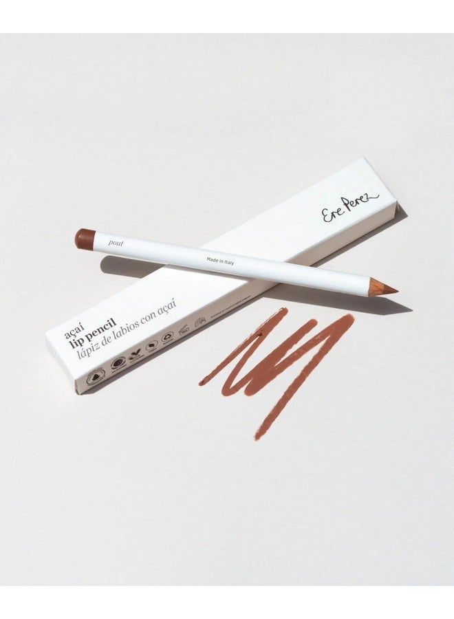 Ere Perez Natural Açaí Lip Pencil ; Vegan Cruelty Free Clean Beauty (Pout) - Image 3