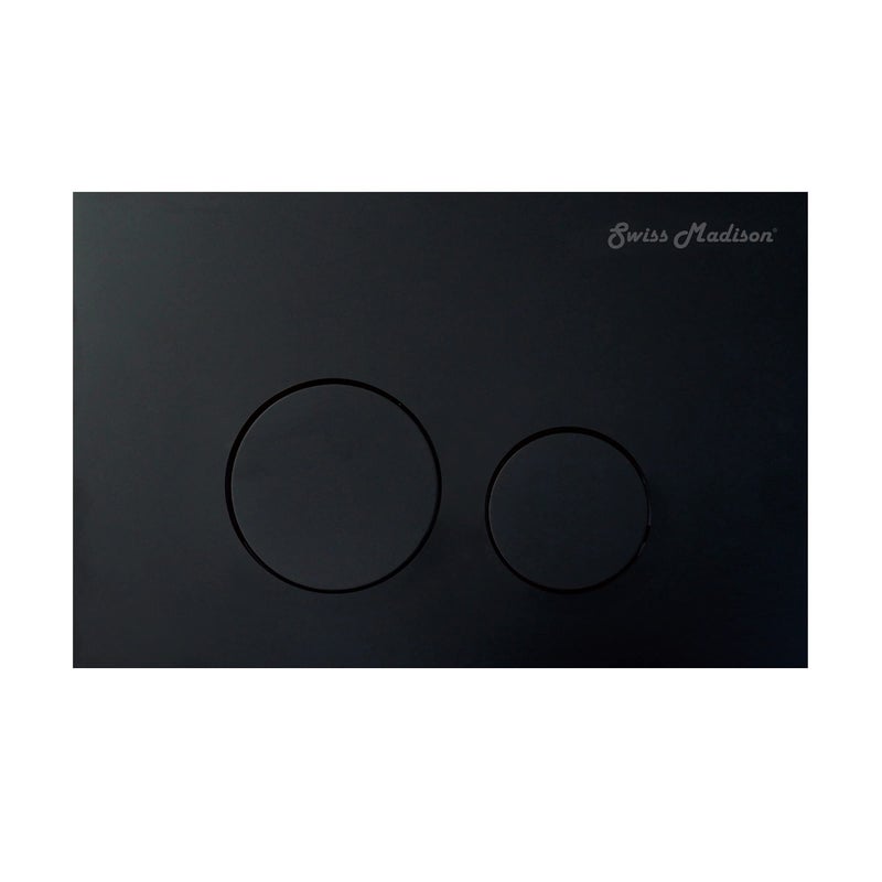 Swiss Madison Well Made Forever SM-WC001B Actuator Flush Plate, Black - Image 1