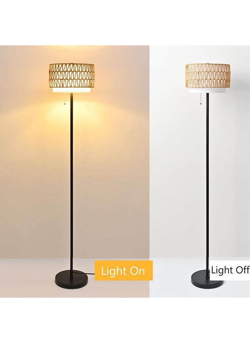 Onelight Hand-Woven Living Room Floor Decorative Atmosphere Lamp, Bohemian Style, Decorative Lamp, Floor Lamp - Image 4