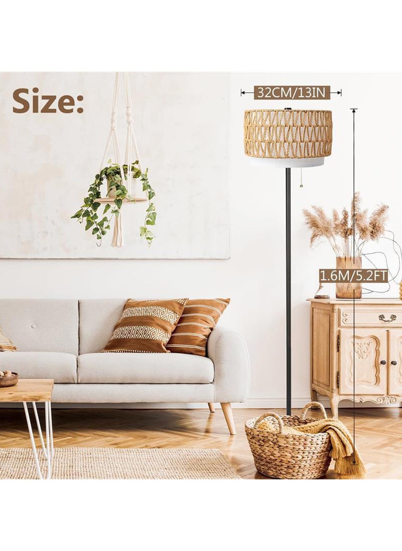 Onelight Hand-Woven Living Room Floor Decorative Atmosphere Lamp, Bohemian Style, Decorative Lamp, Floor Lamp - Image 5