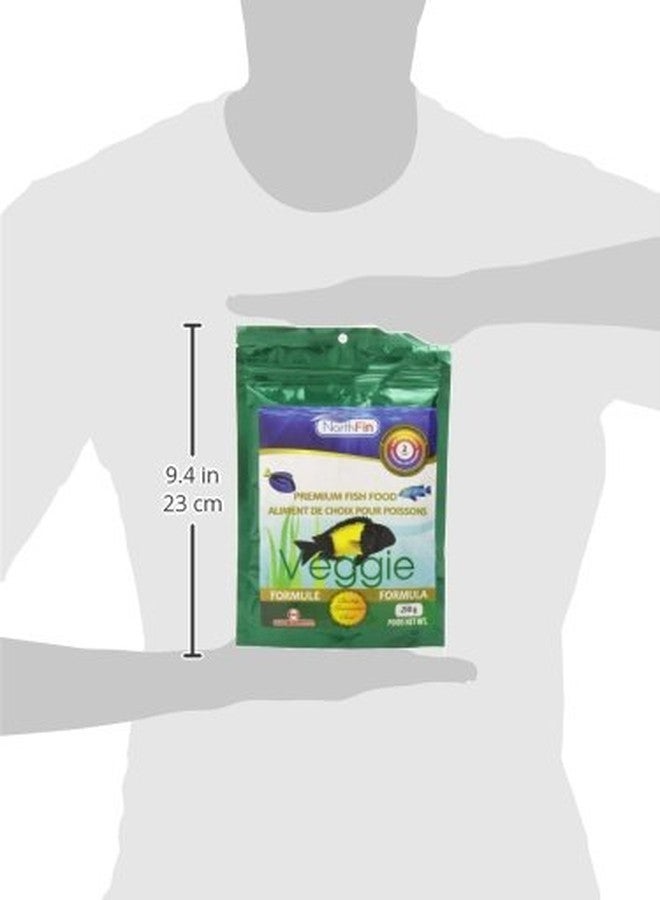 Northfin Veggie Fish Food Formula - Slow Sinking Pellets for Herbivorous Fish (2mm, 250g) | Premium Organic Kelp-Based Diet with Spirulina & Astaxanthin for Enhanced Color & Digestive Health - Image 4