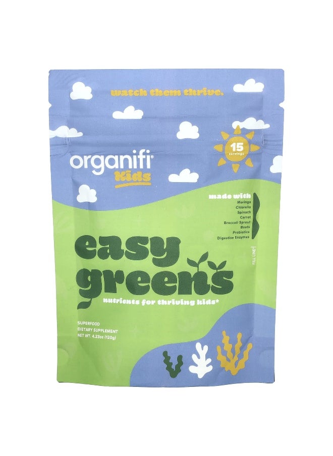 Organifi Organifi, Kids, Easy Greens, 4.23 oz (120 g)  - Image 1