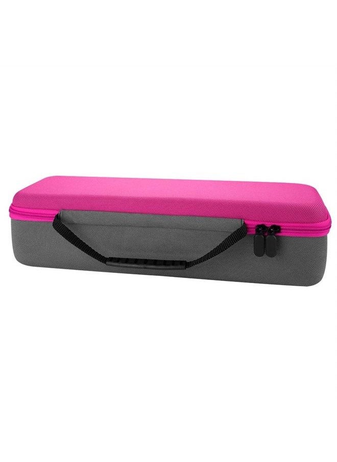 Linkidea Hard Travel Case for Revlon Hair Dryer Brush, Hot Tools One-Step Hair Dryer and Volumizer Styler, Hot Air Brush Carrying Case Box (Rose Red)  - Image 2