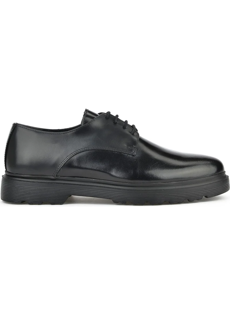 Ziya , Men's Genuine Leather Shoes 143423Z1302 Black