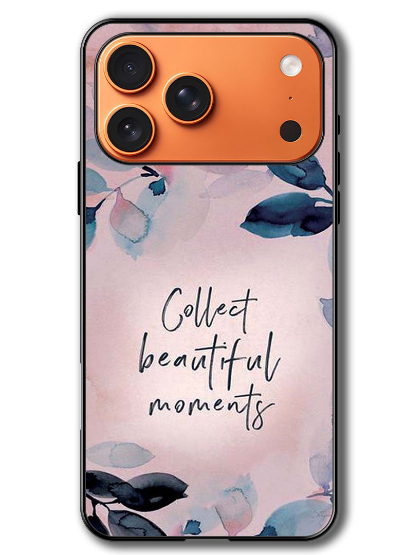 Theodor Case Compatible with Apple iPhone 17 Pro Max 6.9 Inch Protection Shockproof Bumper Cover Collect Beautiful Moments - Image 1