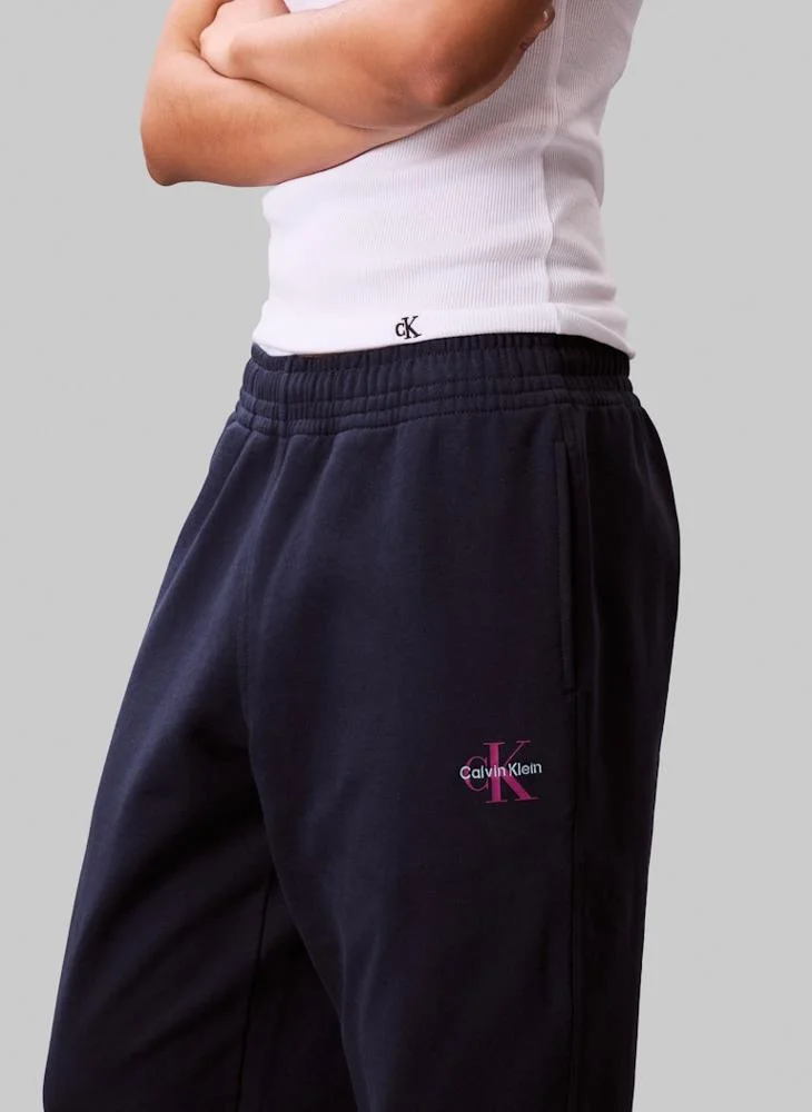 Calvin Klein Jeans Logo Cuffed Sweatpants
