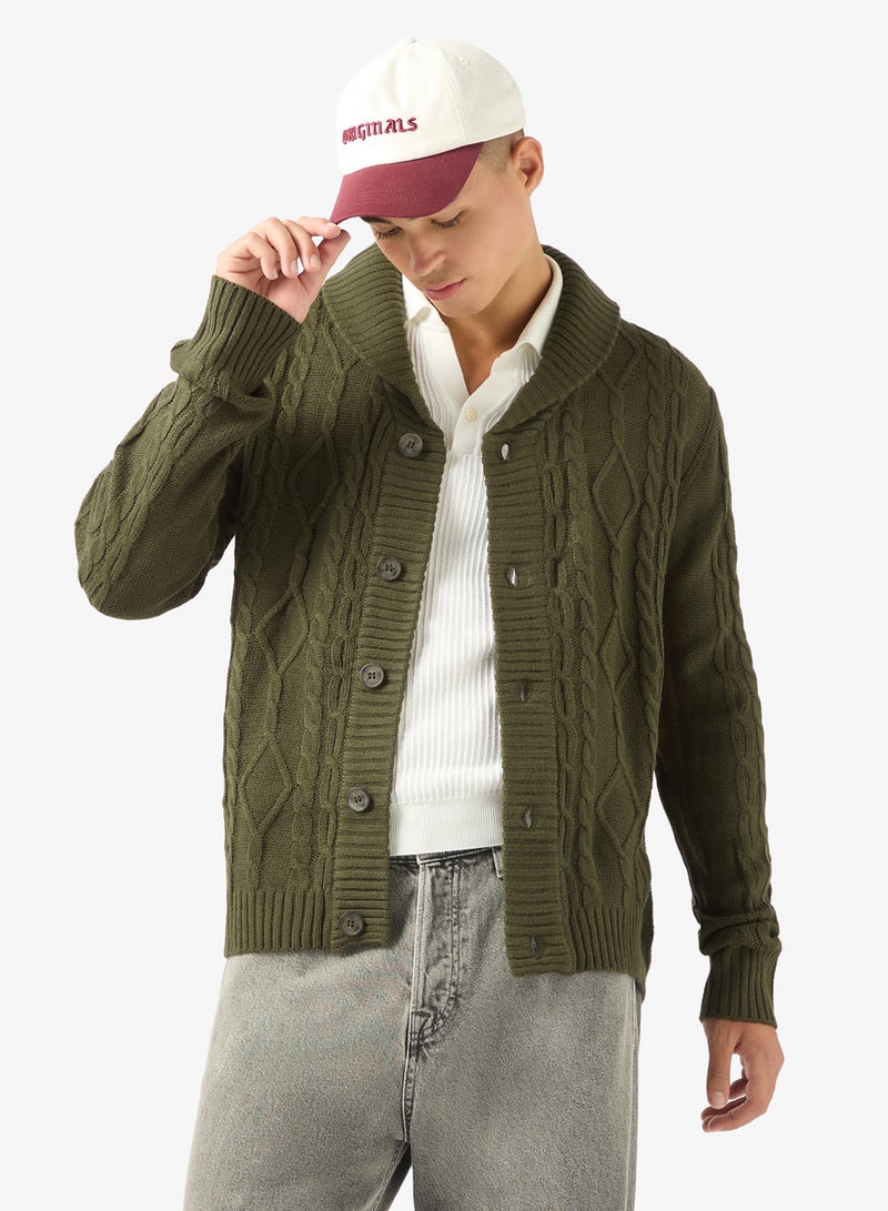 BRAVE SOUL Buttoned Cardigan - Image 1