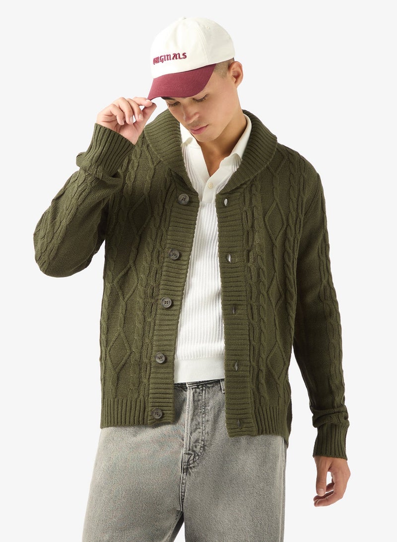BRAVE SOUL Buttoned Cardigan - Image 1