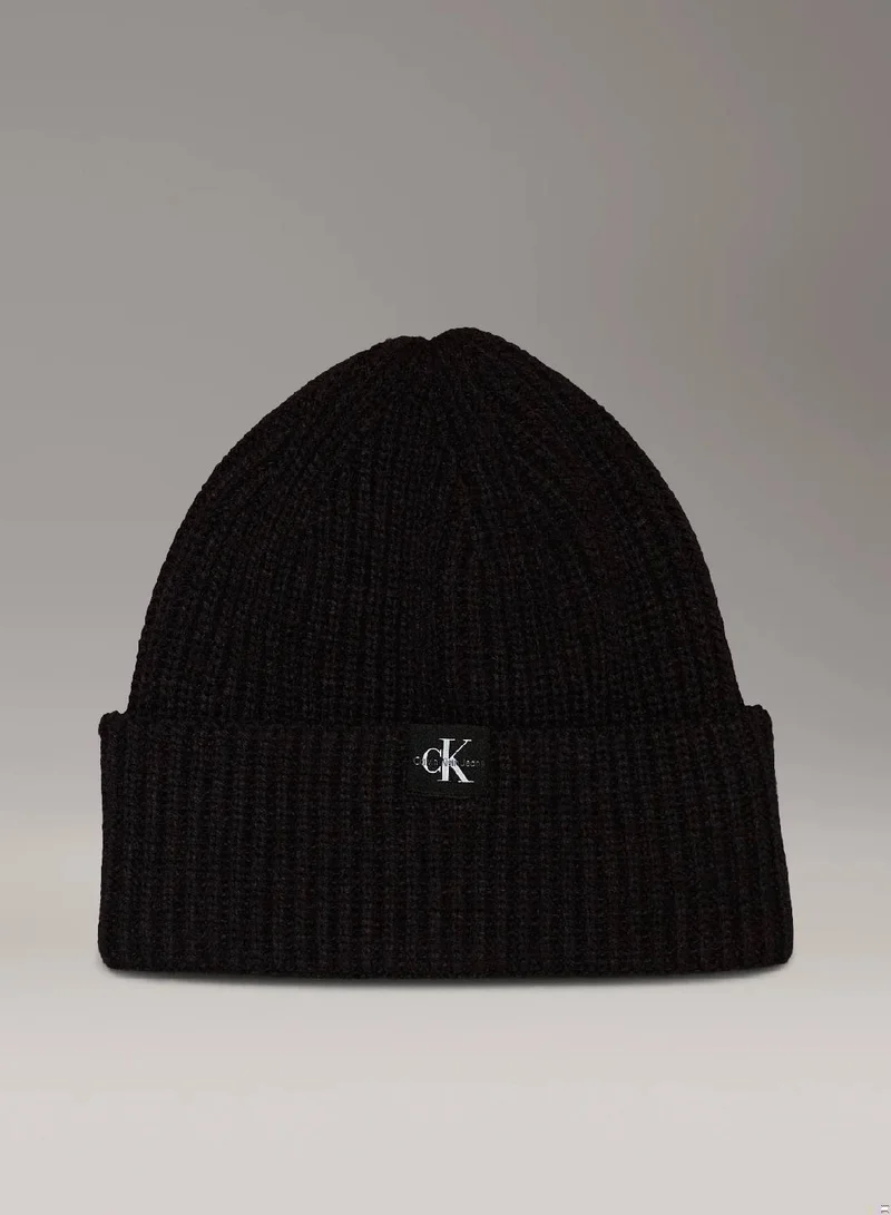 Calvin Klein Jeans Unisex Ribbed Beanie