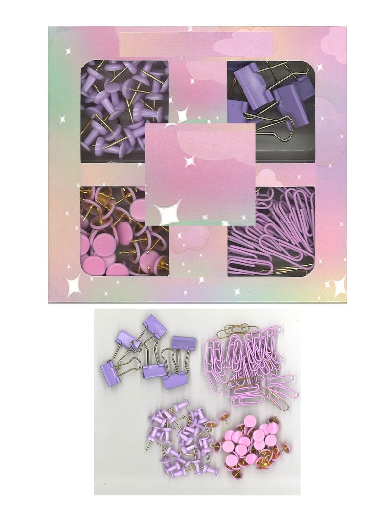 81-Piece Stationery Set Assorted Colours - Image 1