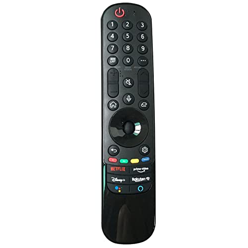 uehba MR21GA MR21GC Replacement Remote Control Compatible for LG 2021 UHD OLED QNED NanoCell 4K 8K Smart TV (with Rakuten TV Button) - Image 1