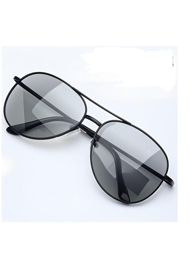 Smart color - changing, anti - ultraviolet, polarized sunglasses