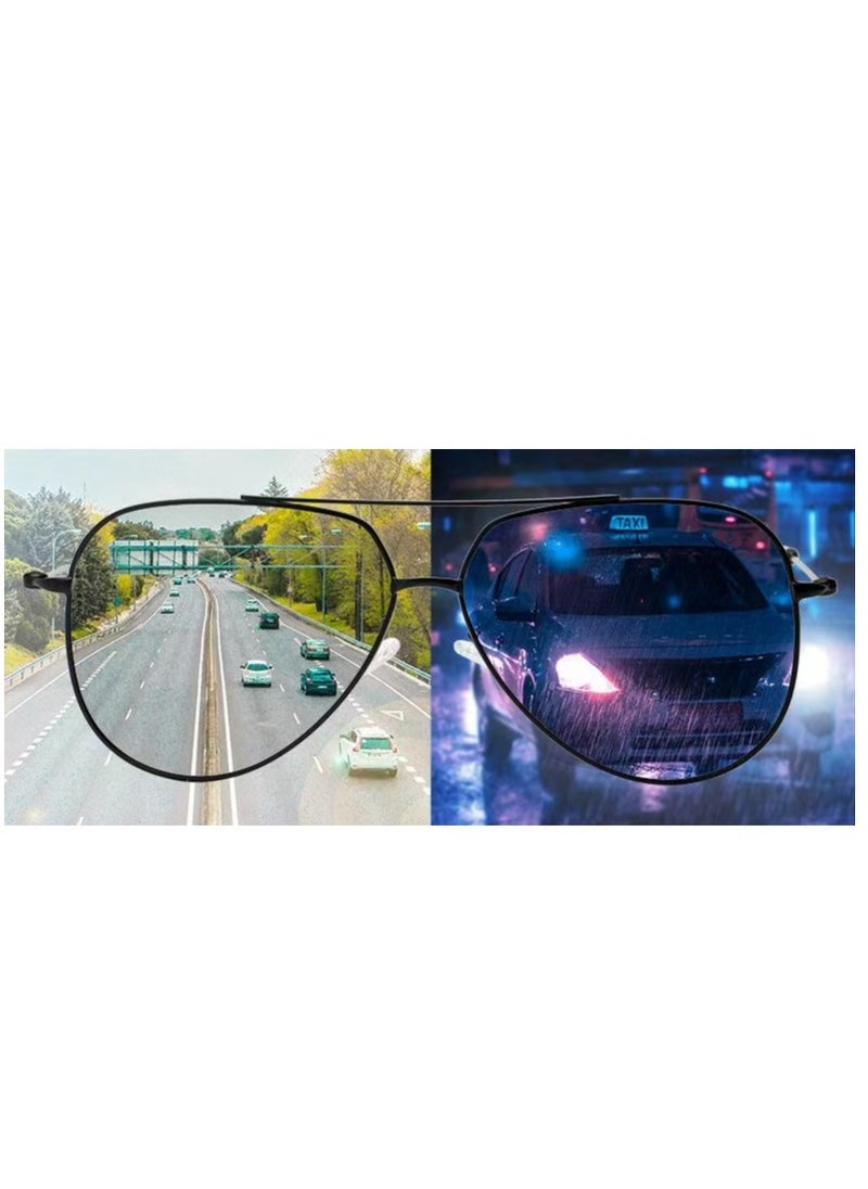 Smart color - changing, anti - ultraviolet, polarized sunglasses