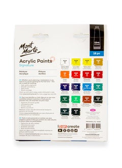 Mont Marte Mont Marte Acrylic Paints 18 pcs x 12ml  - Image 4
