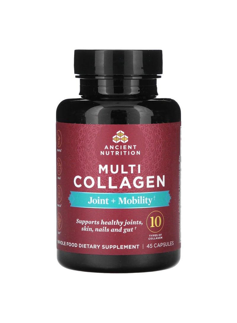 Ancient Nutrition Multi Collagen, Joint + Mobility, 45 Capsules
