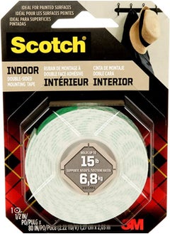 Scotch  Scotch 3M Indoor Double Sided Mounting Tape White  - Image 1
