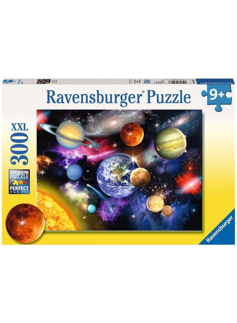 Ravensburger بازل نظام الشمس 300 قطعة من رافينسبورجر - بازل أطفال بجودة ممتازة، تركيب دقيق بتقنية سوفت كليك، فن الفضاء والكواكب، نشاط تعليمي ممتع للأطفال من عمر 9 سنوات وما فوق ووقت بازل عائلي | 13226-3 - Image 1