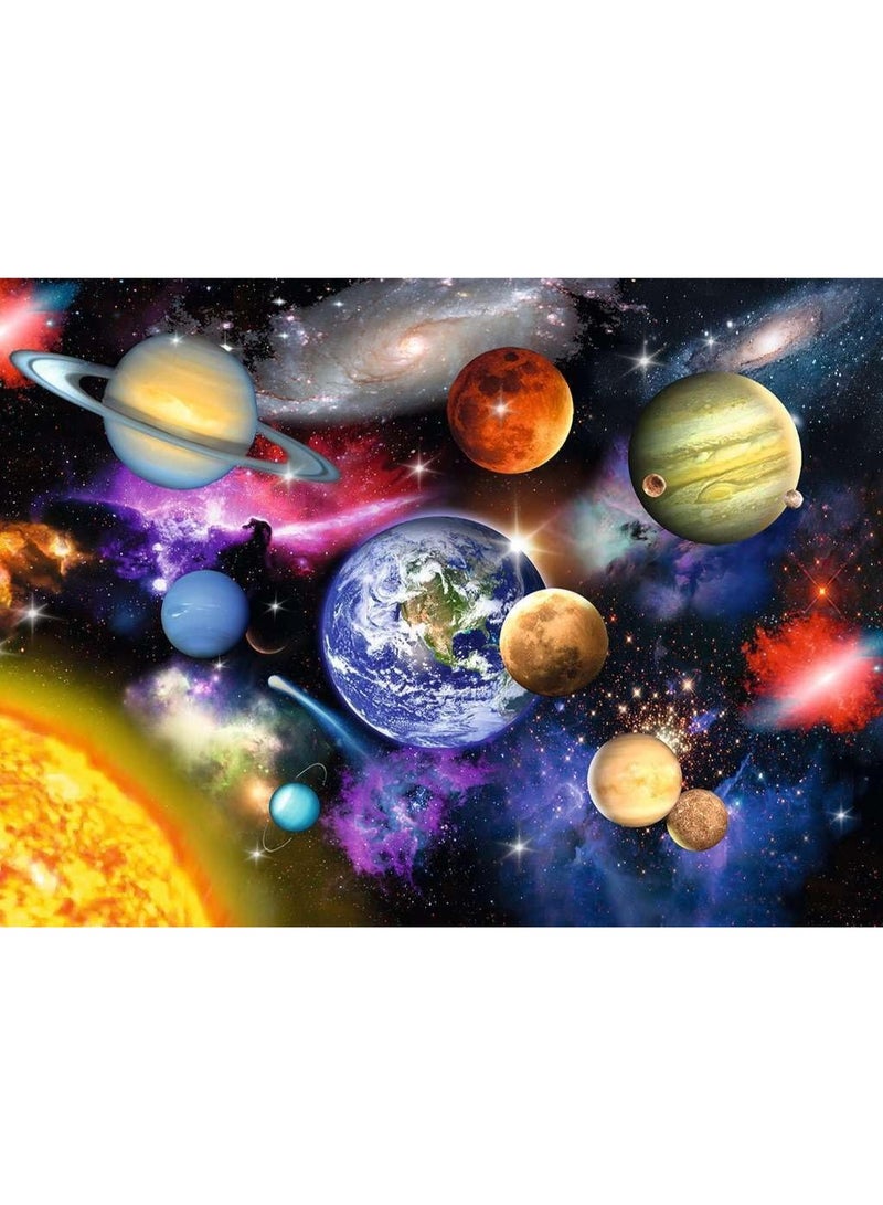 Ravensburger بازل نظام الشمس 300 قطعة من رافينسبورجر - بازل أطفال بجودة ممتازة، تركيب دقيق بتقنية سوفت كليك، فن الفضاء والكواكب، نشاط تعليمي ممتع للأطفال من عمر 9 سنوات وما فوق ووقت بازل عائلي | 13226-3 - Image 2