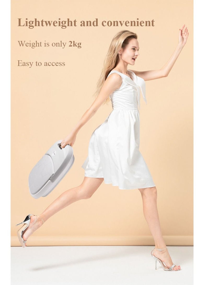 شو وو حمام القدم الكهربائية حوض الاستحمام سبا تدليك القدم حوض القدم المحمولة طوي حمام القدم حوض الاستحمام ترموستاتي الرعاية القدم - Image 2