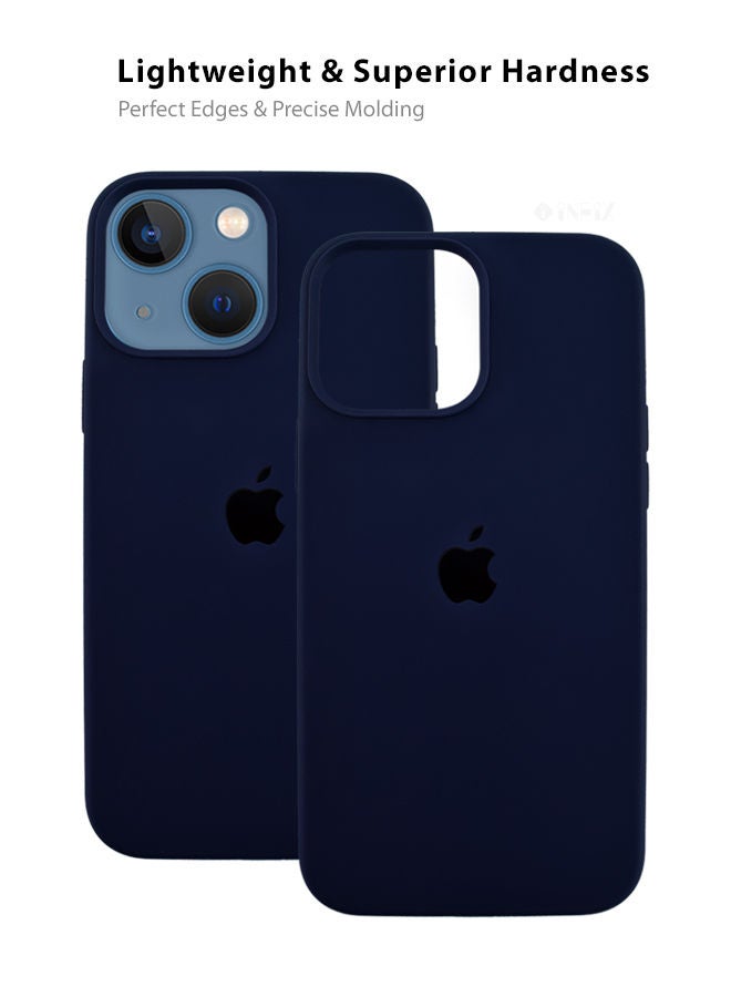 INEIX Logo Compatible Silicone Case Cover For Apple iPhone 13 Dark Blue - Image 5