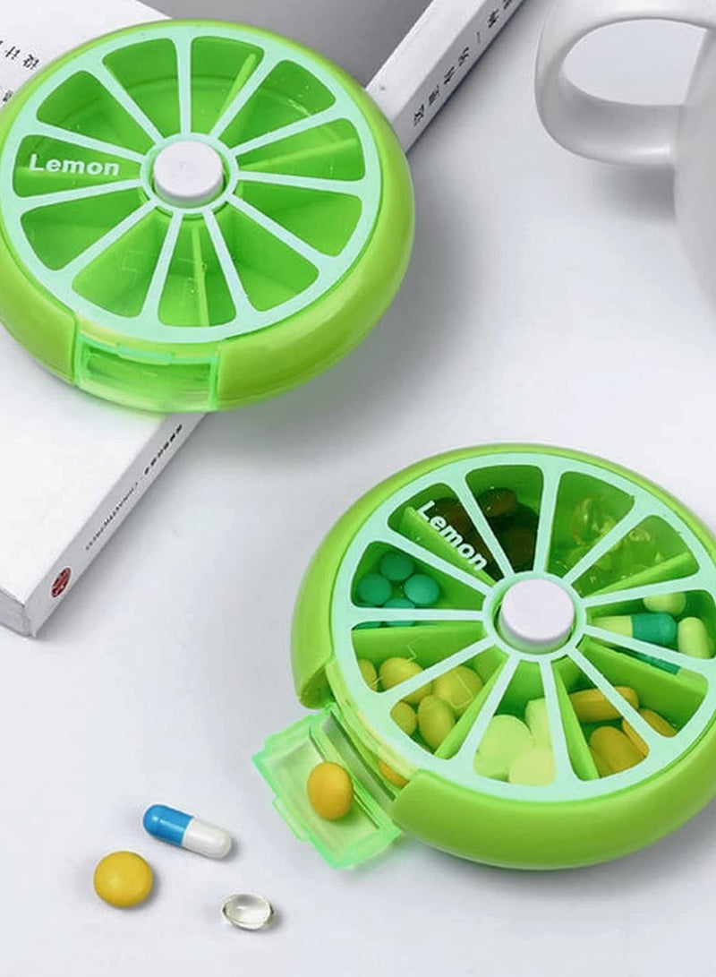 ارينا حافظة حبوب دائرية أسبوعية  لتنظيم الأدوية الأسبوعية للحفاظ على الجرعات اليومية بشكل منظم ومرتب - Image 5