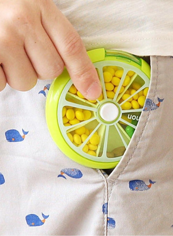 ارينا حافظة حبوب دائرية أسبوعية  لتنظيم الأدوية الأسبوعية للحفاظ على الجرعات اليومية بشكل منظم ومرتب - Image 3