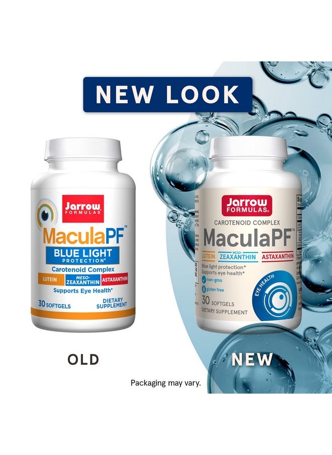 jarrow formulas Maculapf 30 Softgels Blue Light Protection Supplement Supports Eye Health & The Eyes’ Maculae Includes Three Key Antioxidant Carotenoids 30 Servings  - Image 3