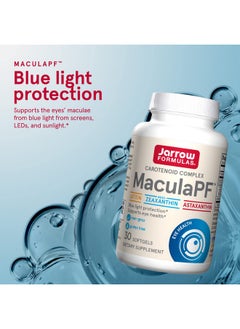 jarrow formulas Maculapf 30 Softgels Blue Light Protection Supplement Supports Eye Health & The Eyes’ Maculae Includes Three Key Antioxidant Carotenoids 30 Servings  - Image 4