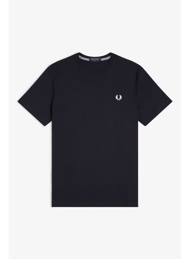 FRED PERRY Round-neck Embroidered Logo Casual Short Sleeve Shirt - Image 2