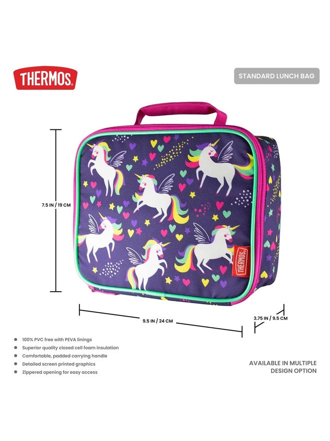 THERMOS حقيبة غداء معزولة قياسية من ثيرموس - يونيكورنز - Image 4
